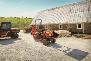 Kioti CS Series CS2510 HST Tractor with Loader and Sub-Frame - CS2510HB-SB